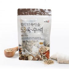 한생원 함라한옥마을 53 육수팩 7티백 국내산 100% 버섯 해물 천연한끼 이유식 국수 육수