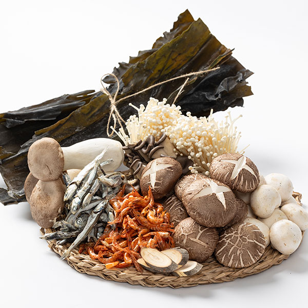 한생원 천연조미료 프리미엄 선물세트 2호 육수팩 4팩 분말2통 - 명절 선물 아기 육수 국물 떡국